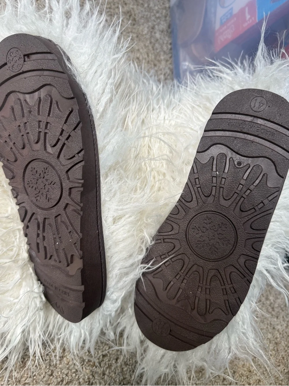 Women’s Beige Thigh High Faux Fur Boots Over the Knee Fluffy Winter Boots